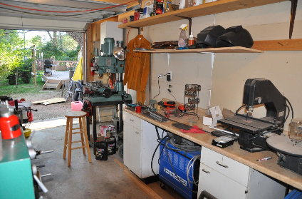 Gun repair area Gun repair area